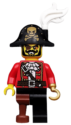 LEGO Pirate Captain Series 8 (Minifigure Only without Stand and Accessories) (col127) Collectible Minifigures Minifigure