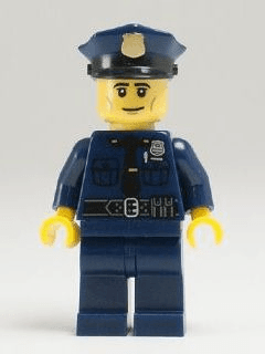 LEGO Policeman Series 9 (Minifigure Only without Stand and Accessories) (col134) minifigure