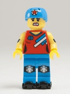 LEGO Roller Derby Girl Series 9 (Minifigure Only without Stand and Accessories) (col136) minifigure