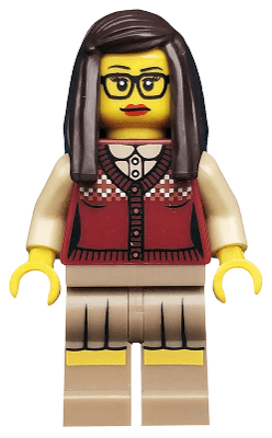 LEGO Librarian Series 10 (Minifigure Only without Stand and Accessories) (col145) Collectible Minifigures Minifigure