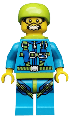 LEGO Skydiver Series 10 (Minifigure Only without Stand and Accessories) (col150) Collectible Minifigures Minifigure