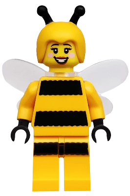 LEGO Bumblebee Girl Series 10 (Minifigure Only without Stand and Accessories) (col151) Collectible Minifigures Minifigure