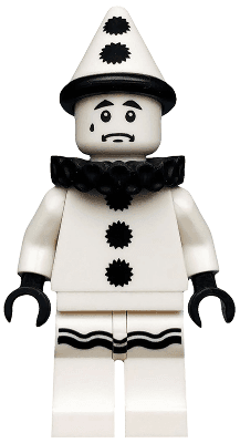 LEGO Sad Clown Series 10 (Minifigure Only without Stand and Accessories) (col155) Collectible Minifigures Minifigure