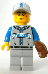 LEGO Baseball Fielder Series 10 (Minifigure Only without Stand and Accessories) (col157) Collectible Minifigures Minifigure