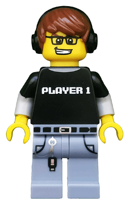 LEGO Video Game Guy Series 12 (Minifigure Only without Stand and Accessories) (col182) Collectible Minifigures Minifigure