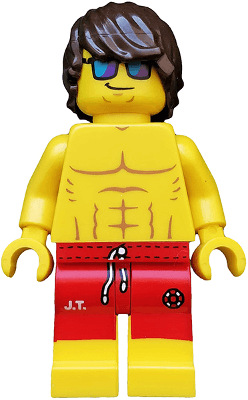 LEGO Lifeguard Series 12 (Minifigure Only without Stand and Accessories) (col185) Collectible Minifigures Minifigure