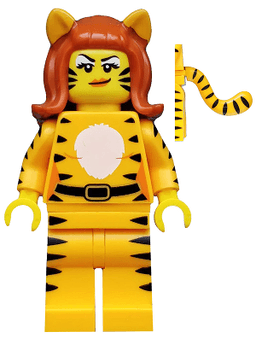 LEGO Tiger Woman Series 14 (Minifigure Only without Stand and Accessories) (col219) minifigure