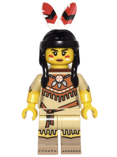 LEGO Tribal Woman Series 15 (Minifigure Only without Stand and Accessories) (col232) minifigure
