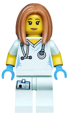 LEGO Veterinarian Series 17 (Minifigure Only without Stand and Accessories) (col290) minifigure