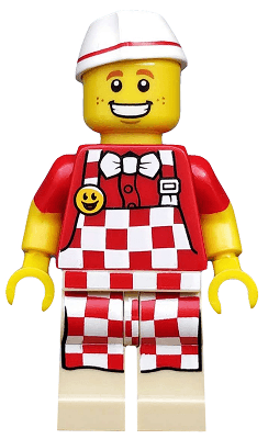LEGO Hot Dog Vendor Series 17 (Minifigure Only without Stand and Accessories) (col291) minifigure