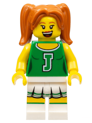 LEGO Green Cheerleader (col306) Collectible Minifigures Minifigure