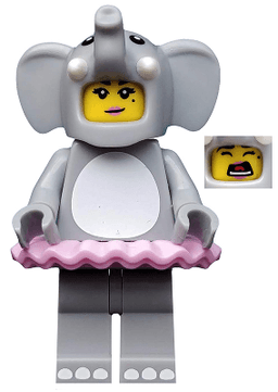 LEGO Elephant Girl Series 18 (Minifigure Only without Stand and Accessories) (col312) minifigure