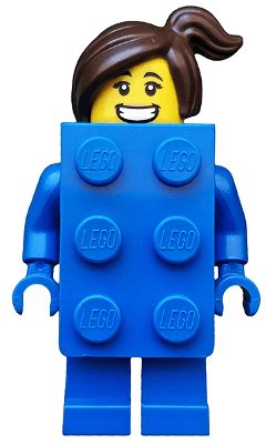 LEGO Brick Suit Girl Series 18 (Minifigure Only without Stand and Accessories) (col314) minifigure