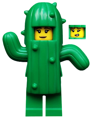 LEGO Cactus Girl Series 18 (Minifigure Only without Stand and Accessories) (col322) Collectible Minifigures Minifigure