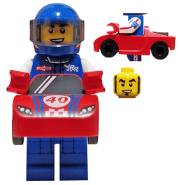 LEGO Race Car Guy Series 18 (Minifigure Only without Stand and Accessories) (col324) minifigure