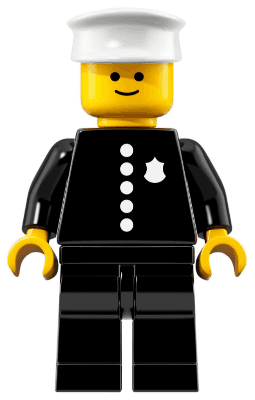LEGO Classic Police Officer Series 18 (Minifigure Only without Stand and Accessor (col329) Collectible Minifigures Minifigure