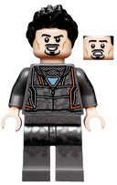 Tony Stark - Hoodie with Dark Silver Camouflage