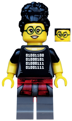 LEGO Programmer Series 19 (Minifigure Only without Stand and Accessories) (col345) minifigure