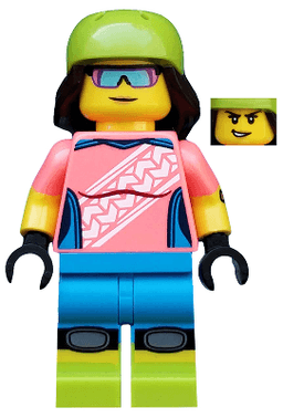 LEGO Mountain Biker Series 19 (Minifigure Only without Stand and Accessories) (col357) minifigure