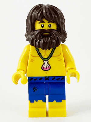 LEGO Shipwreck Survivor Series 21 (Minifigure Only without Stand and Accessories) (col376) Collectible Minifigures Minifigure
