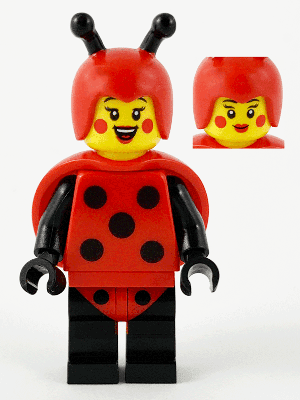 LEGO Ladybug Girl Series 21 (Minifigure Only without Stand and Accessories) (col377) Collectible Minifigures Minifigure