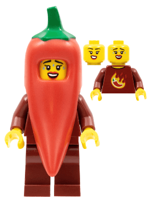 LEGO Chili Costume Fan Series 22 (Minifigure Only without Stand and Accessories) (col387) Collectible Minifigures Minifigure
