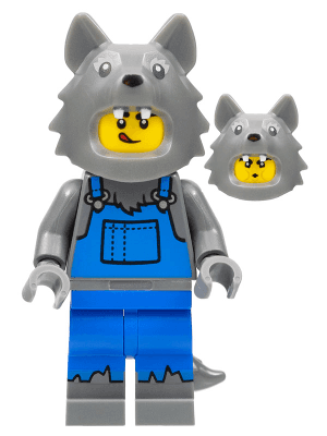 LEGO Wolf Costume Series 23 (Minifigure Only without Stand and Accessories) (col405) Collectible Minifigures Minifigure
