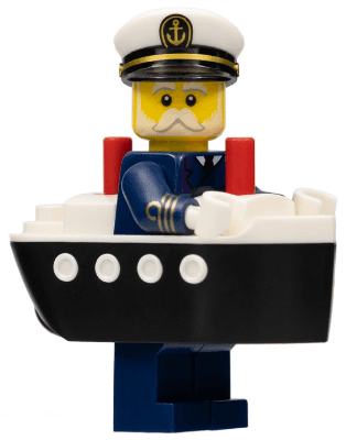 LEGO Ferry Captain Series 23 (Minifigure Only without Stand and Accessories) (col407) Collectible Minifigures Minifigure