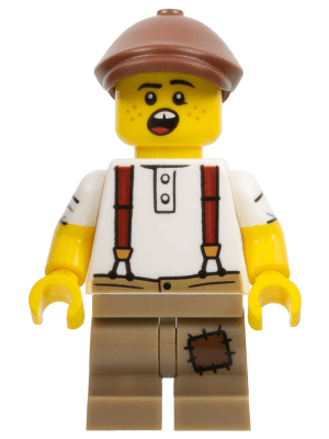 LEGO Newspaper Kid Series 24 (Minifigure Only without Stand and Accessories) (col423) Collectible Minifigures Minifigure