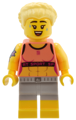LEGO Fitness Instructor Series 25 (Minifigure Only without Stand and Accessories) (col430) Collectible Minifigures Minifigure