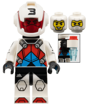 LEGO Jetpack Racer Series 27 (Minifigure Only without Stand and Accessories) (col451) Collectible Minifigures Minifigure