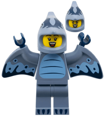 LEGO Pterodactyl Costume Fan Series 27 (Minifigure Only without Stand and Accesso (col454) Collectible Minifigures Minifigure