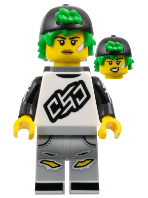 LEGO Longboarder Series 27 (Minifigure Only without Stand and Accessories) (col455) Collectible Minifigures Minifigure