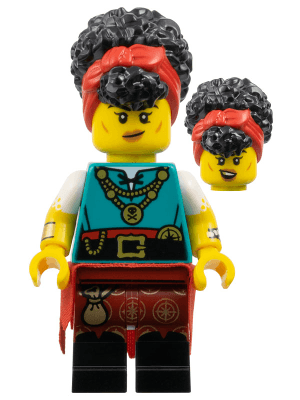 LEGO Pirate Quartermaster Series 27 (Minifigure Only without Stand and Accessorie (col458) Collectible Minifigures Minifigure