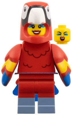 LEGO Parrot Costume Fan Series 28 (Minifigure Only without Stand and Accessories) (col472) Collectible Minifigures Minifigure