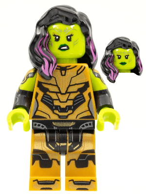 LEGO Gamora with Blade of Thanos Marvel Studios Series 1 (Minifigure Only witho (colmar12) Collectible Minifigures Minifigure