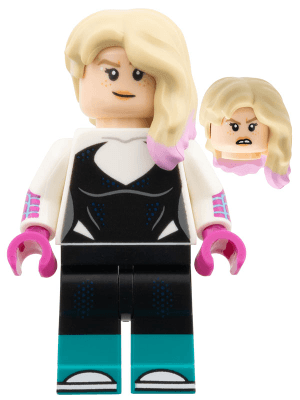 LEGO Gwen Stacy / Spider Gwen Spider-Man Across the Spider-Verse (Minifigure On (colspi04) Collectible Minifigures Minifigure
