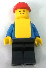 LEGO Shirt with 6 Buttons (con016) Town / City Minifigure