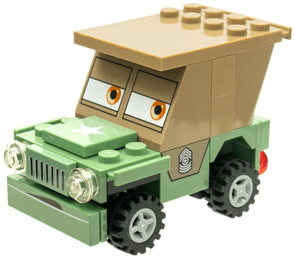 LEGO Sarge (crs073) Cars Minifigure
