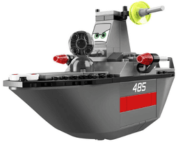 Combat Ship with Stickers