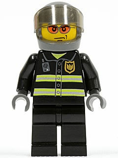 LEGO Fire (cty0003) Town / City Minifigure