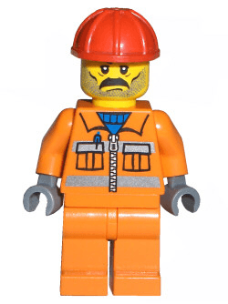 LEGO Construction Worker (cty0010) minifigure
