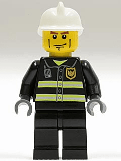 LEGO Fire (cty0020) Town / City Minifigure