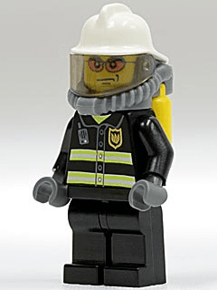 LEGO Fire (cty0026) Town / City Minifigure