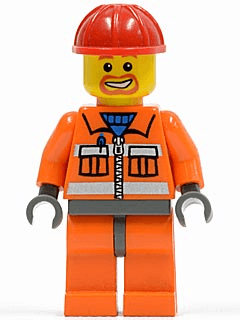 LEGO Construction Worker (cty0041) minifigure