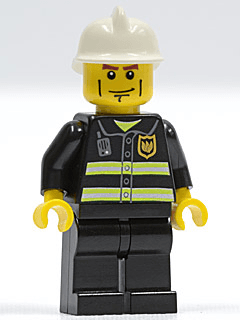 LEGO Fire (cty0043) Town / City Minifigure