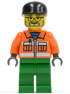 LEGO Sanitary Engineer 2 (cty0049) Town / City Minifigure