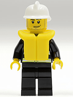 LEGO Fire (cty0086) Town / City Minifigure