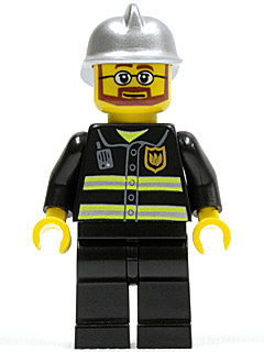 LEGO Fire (cty0087) Town / City Minifigure