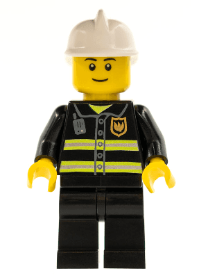 LEGO Fire (cty0090a) Town / City Minifigure